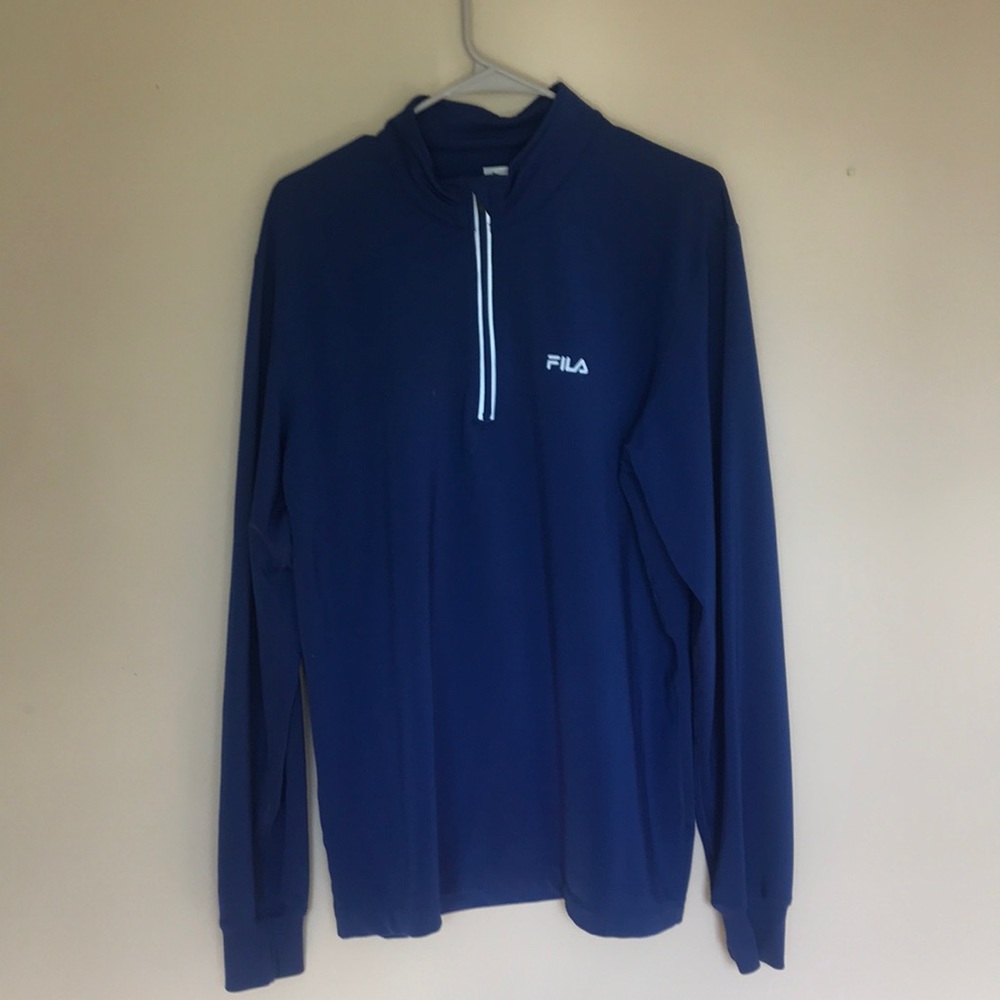 Blue FILA Pullover